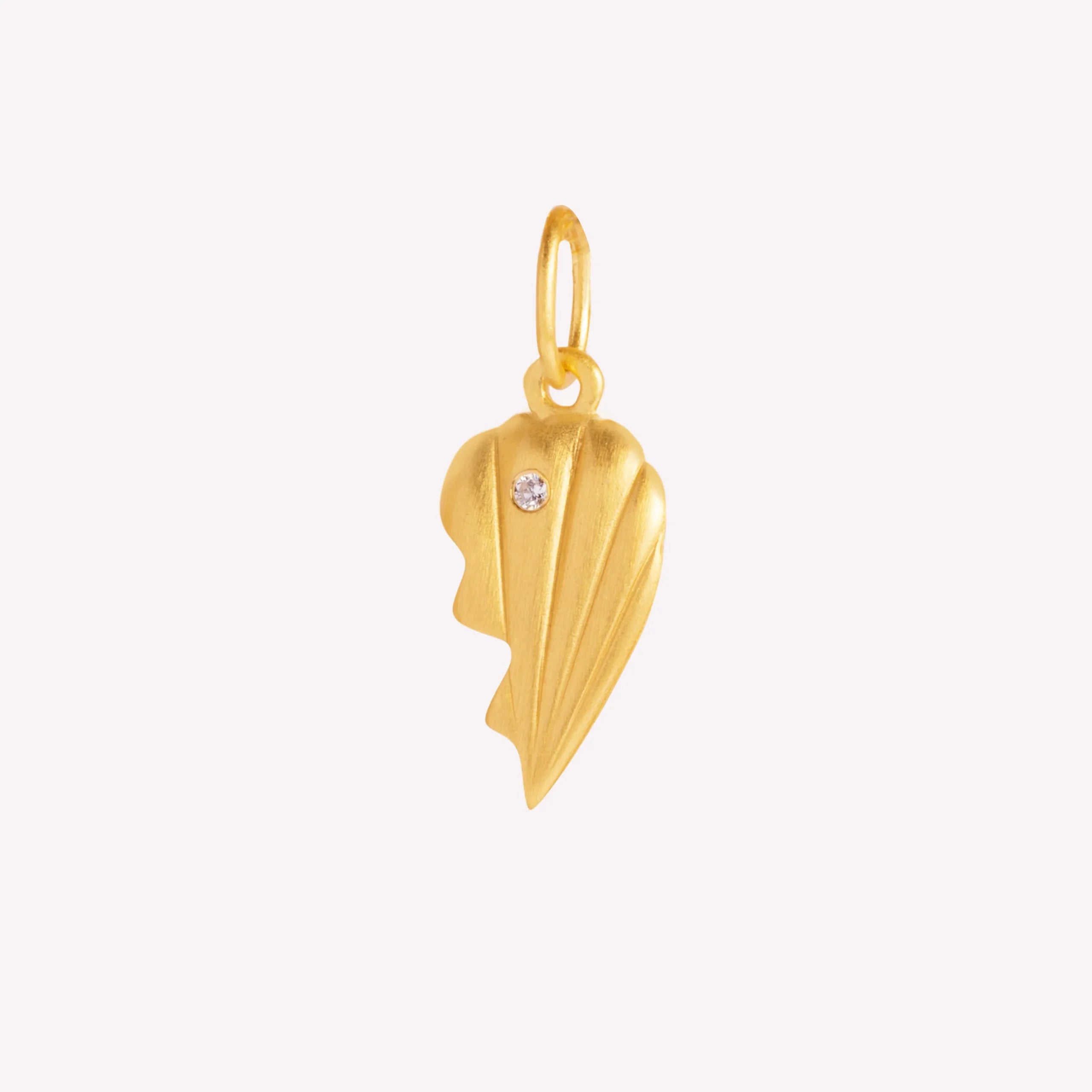 byBiehl Just Love knæk-hjerte vedhæng - Højre, fra ByBiehl