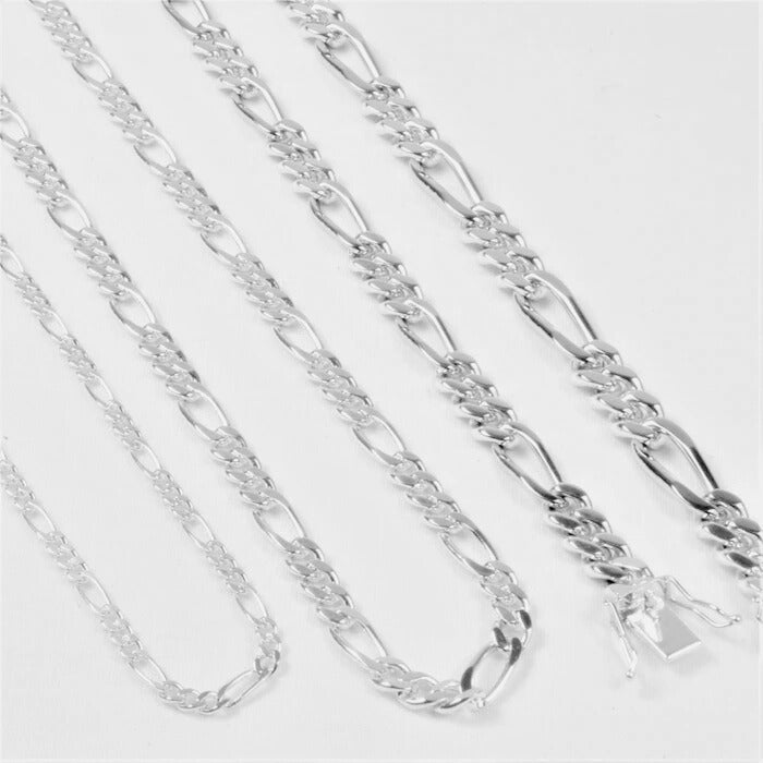 Sølv Figaro armbånd 17cm, til female; male; unisex, fra BNH SØLVKÆDER