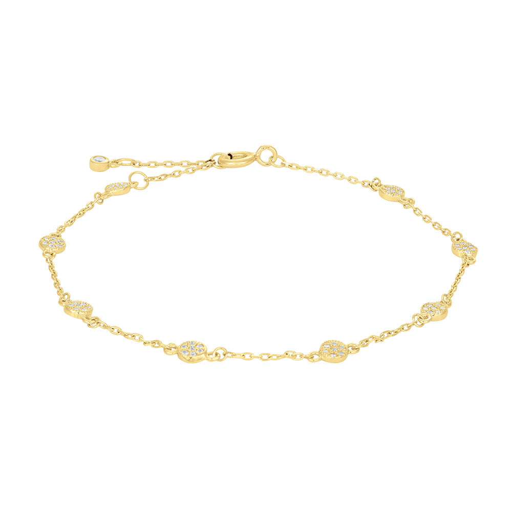 Forgyldt sølv armbånd ANNIENOR 3,5mm, fra Joanli Nor