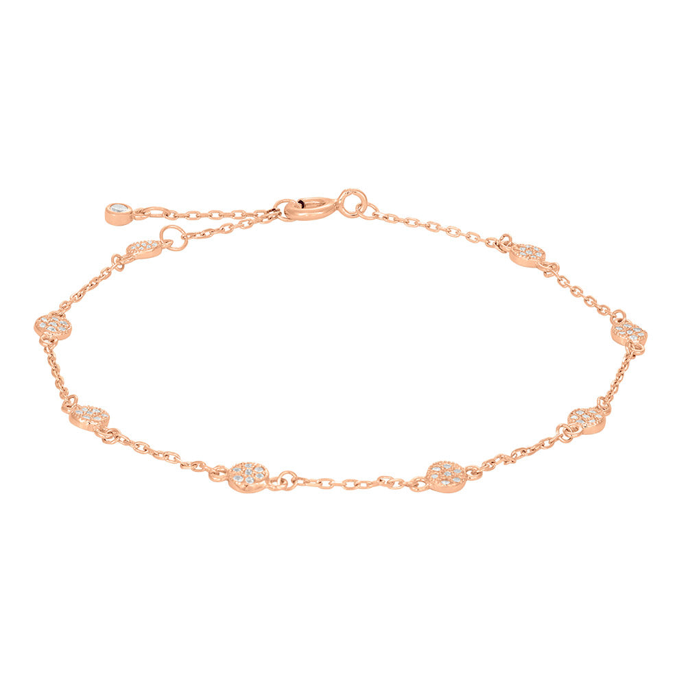 Rosaforgyldt sølv armbånd ANNIENOR 3,5mm, fra Joanli Nor