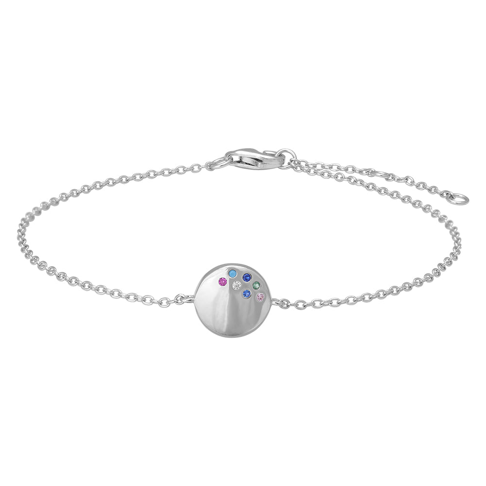 Rhd. Sølv armbånd ELINORANOR 9mm, fra Joanli Nor