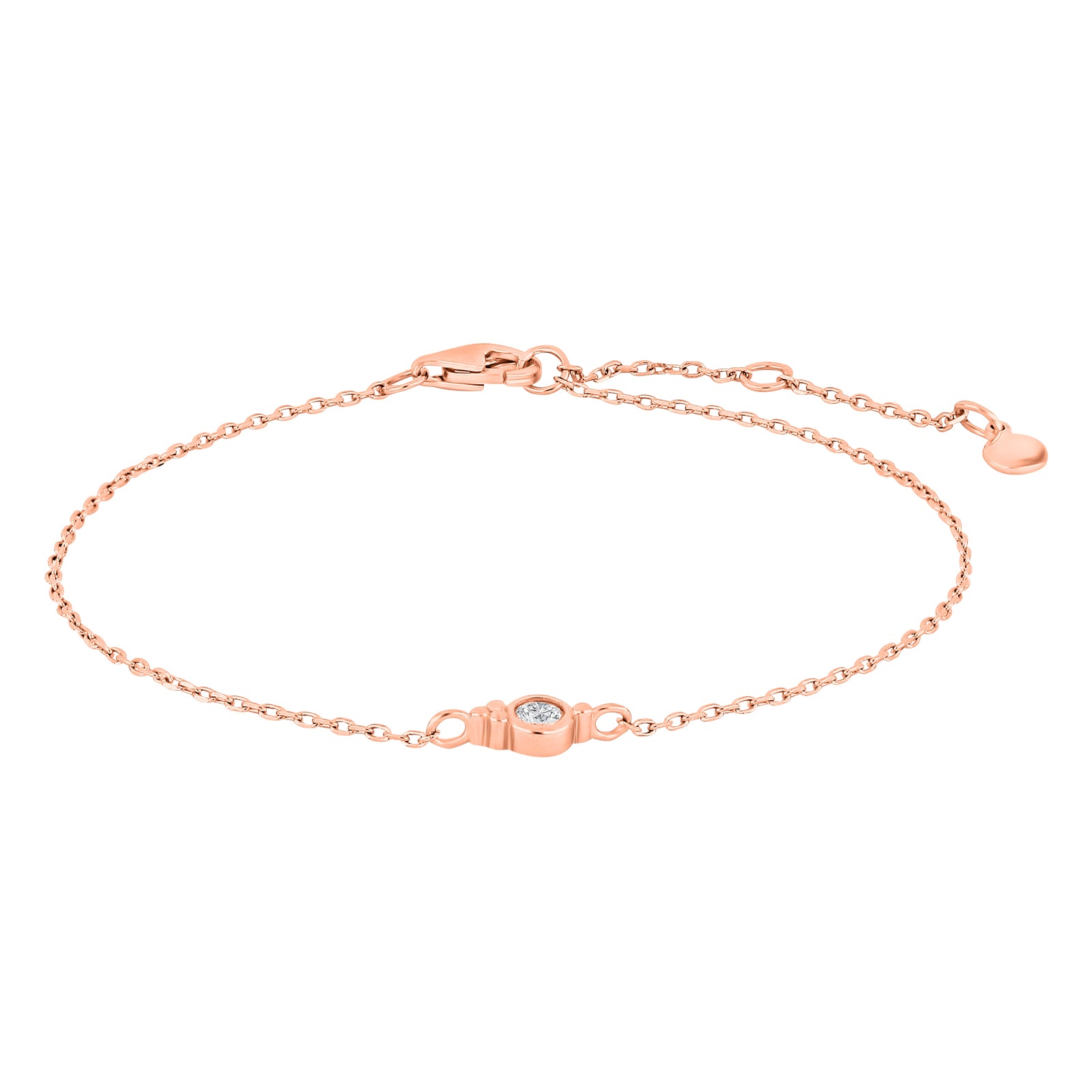 Rosaforgyldt sølv armbånd IRENENOR, fra Joanli Nor