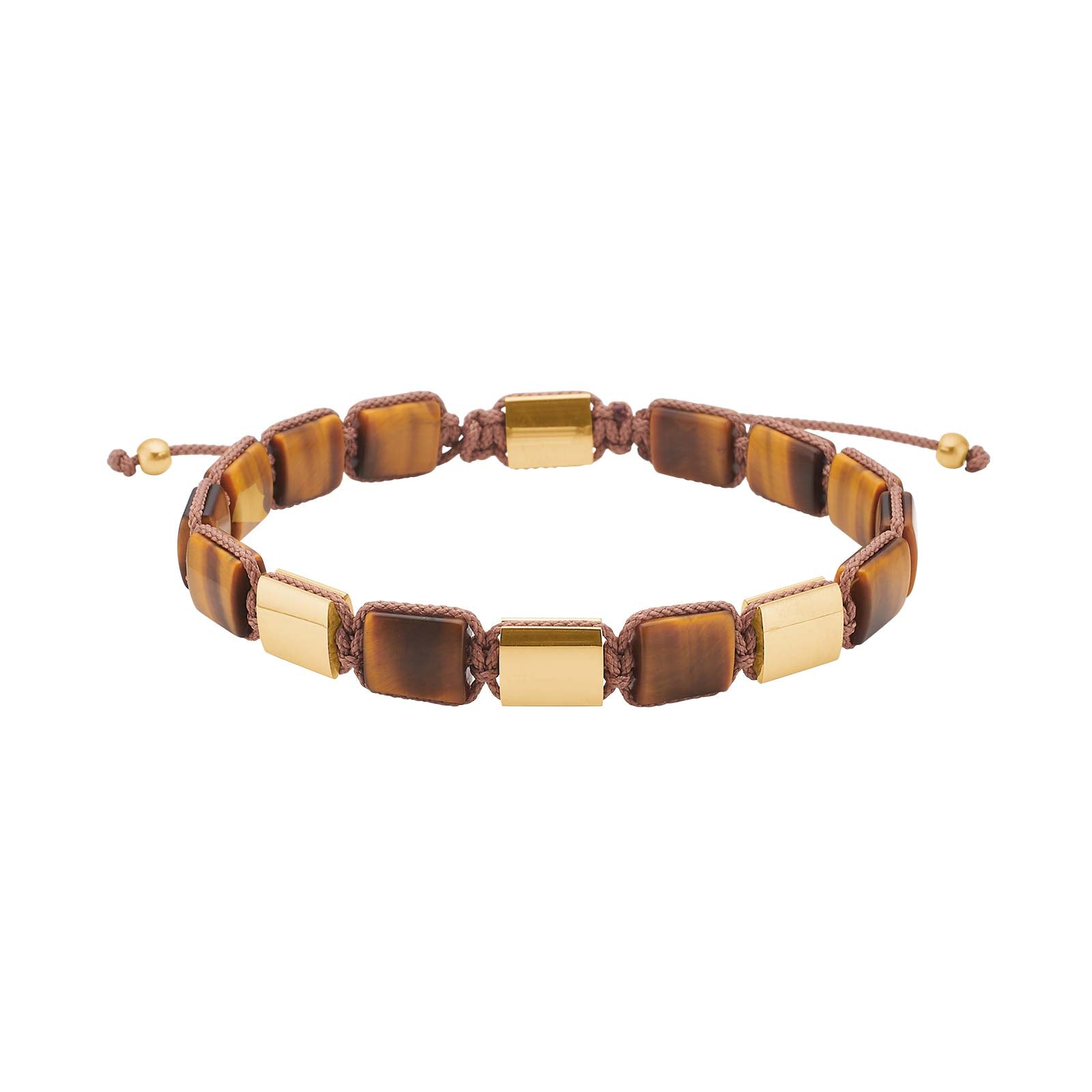 SON armbånd yellow tiger eye og IP gold, fra SON of NOA