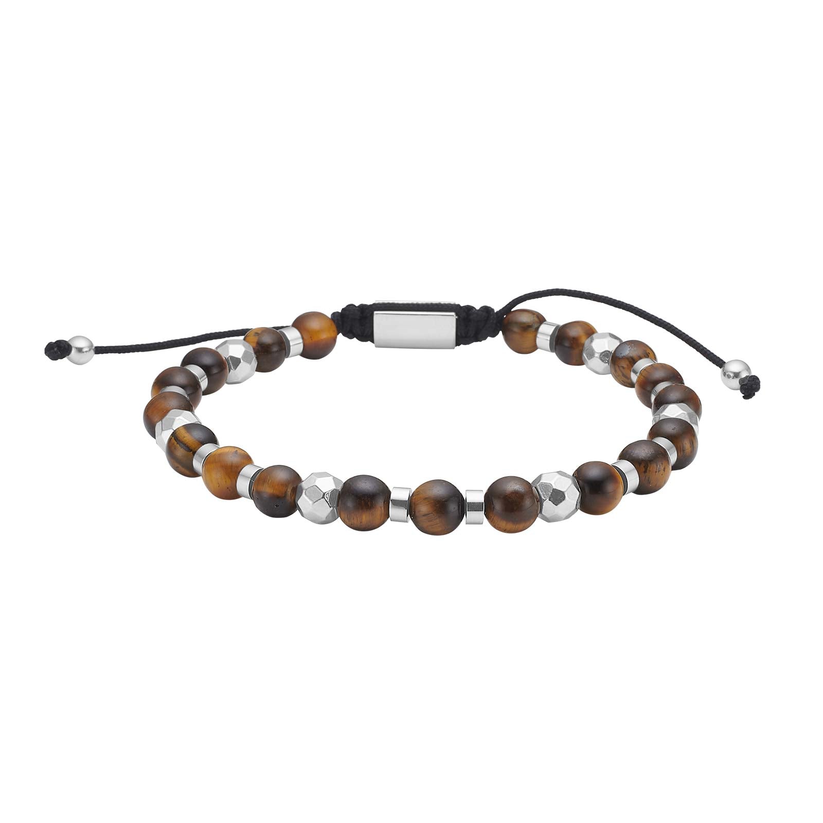 SON armbånd yellow tiger eye og stål, fra SON of NOA