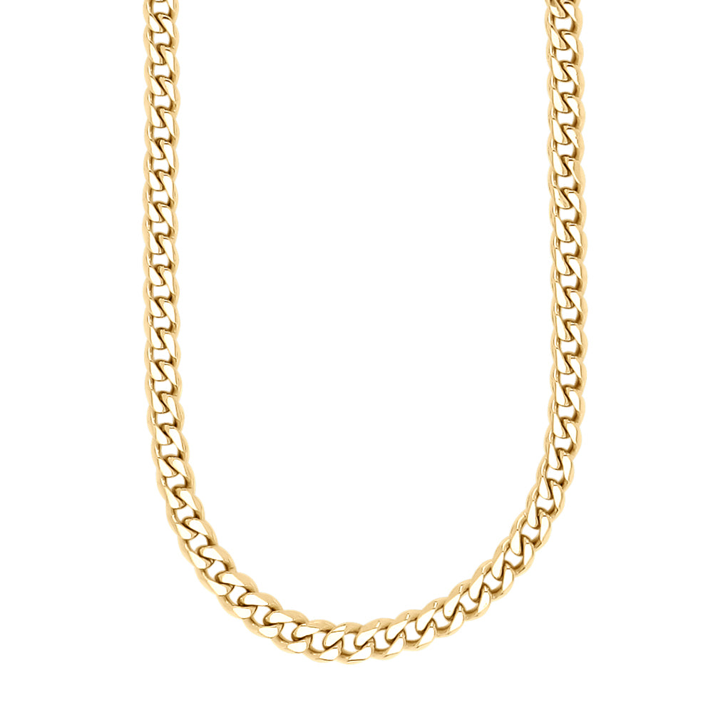 SON kæde stål blank 60cm IPGold, fra SON of NOA