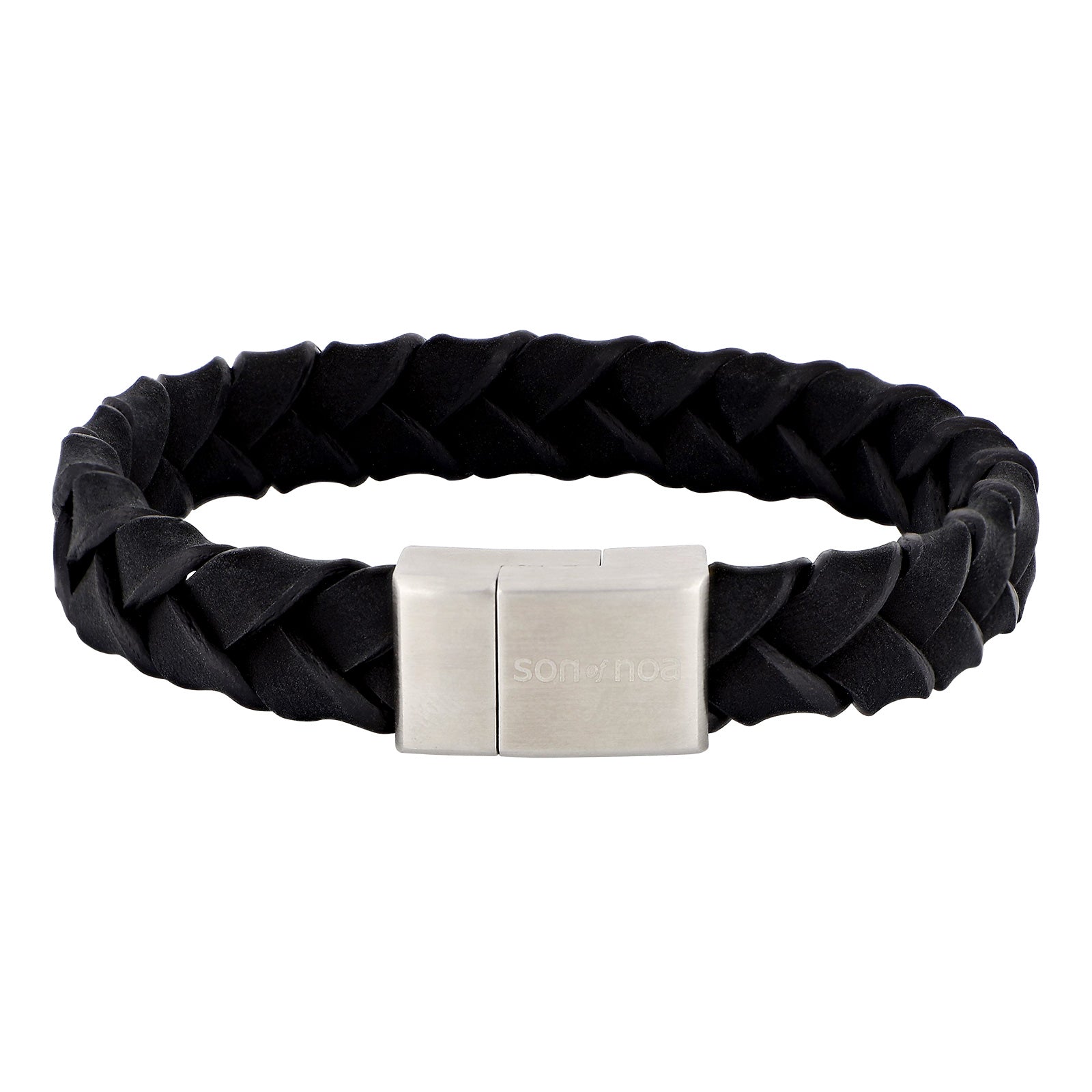 SON armbånd sort kalveskind 21cm 21, fra SON of NOA