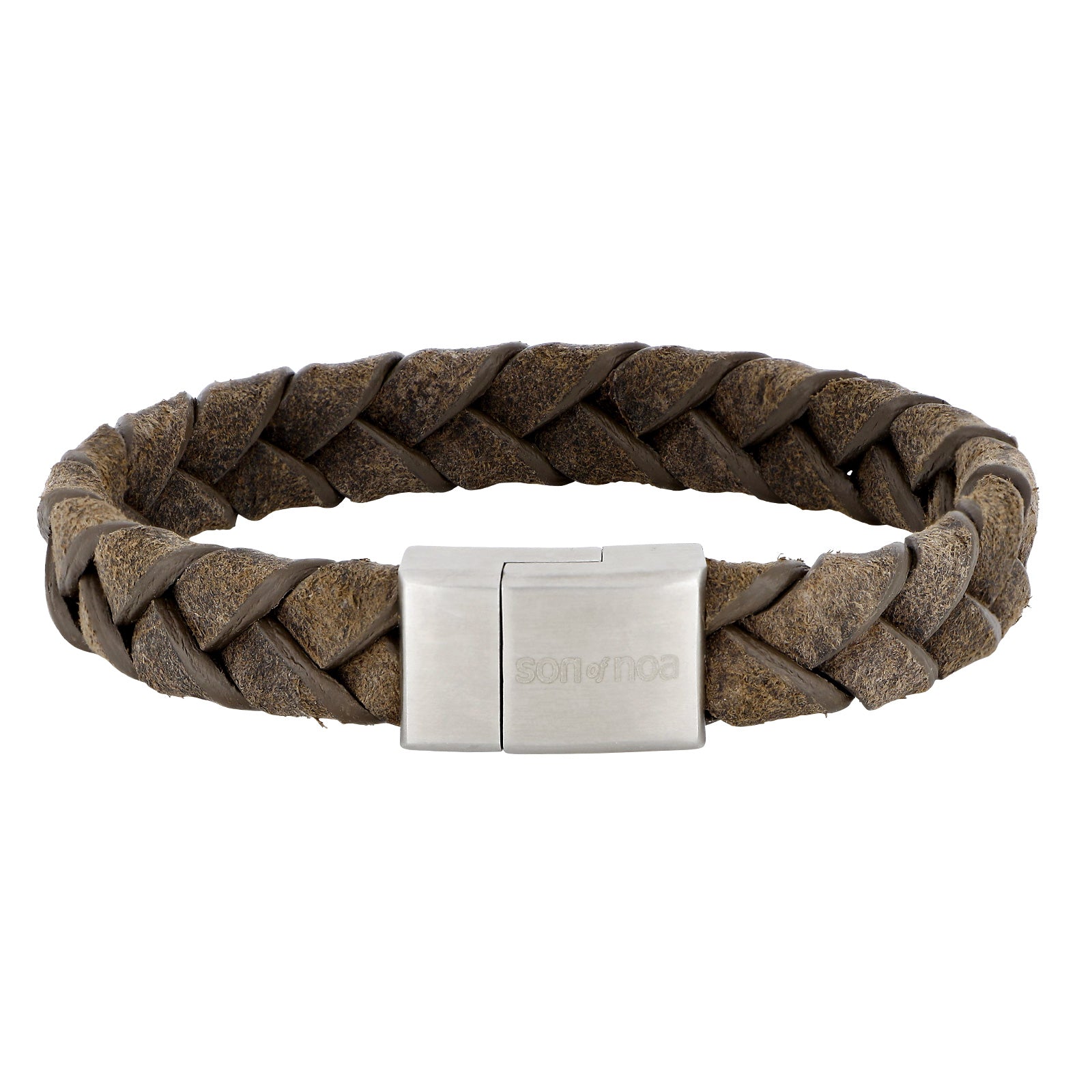 SON armbånd grå kalveskind 23cm 23, fra SON of NOA