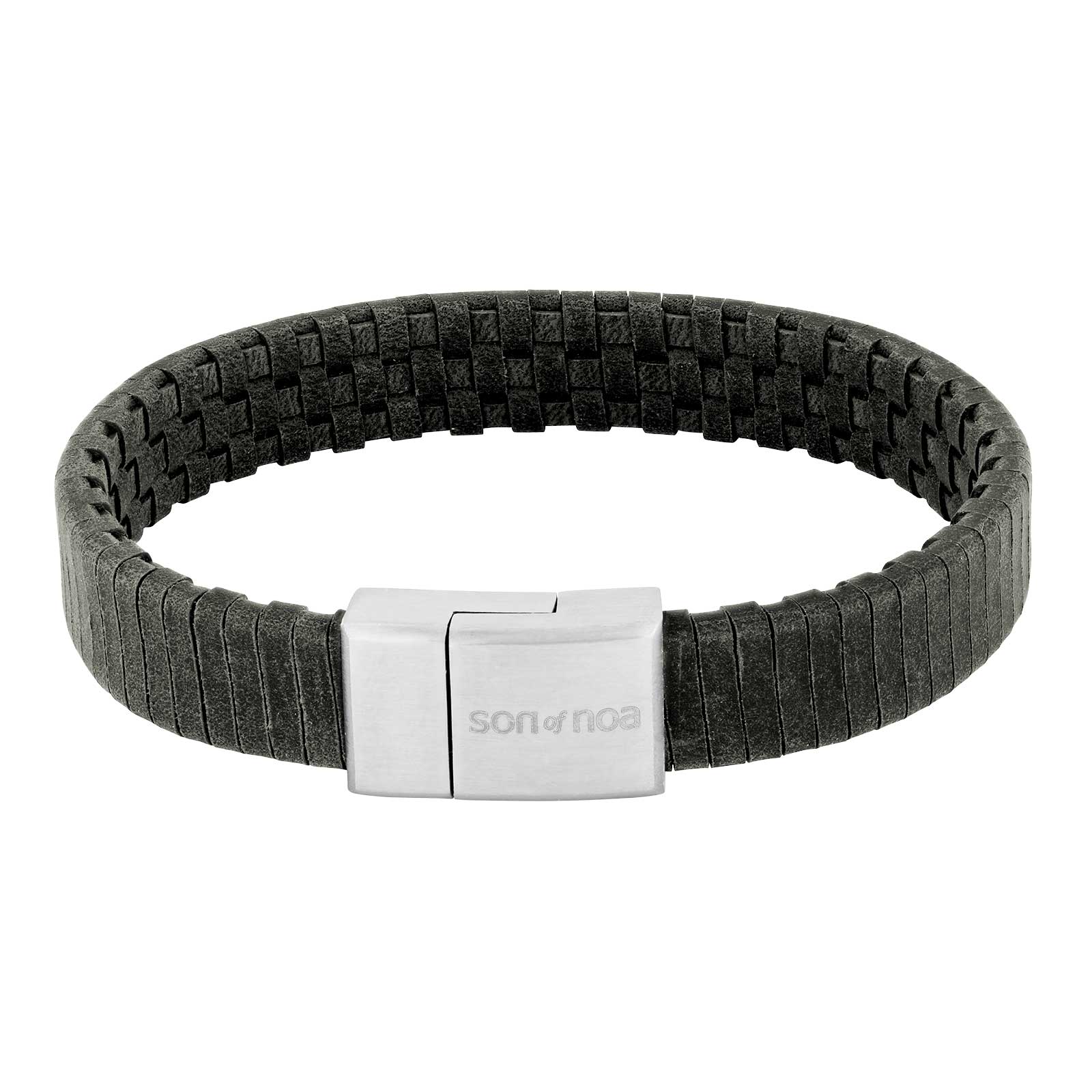 SON armbånd grå kalveskind 21cm 12mm, fra SON of NOA