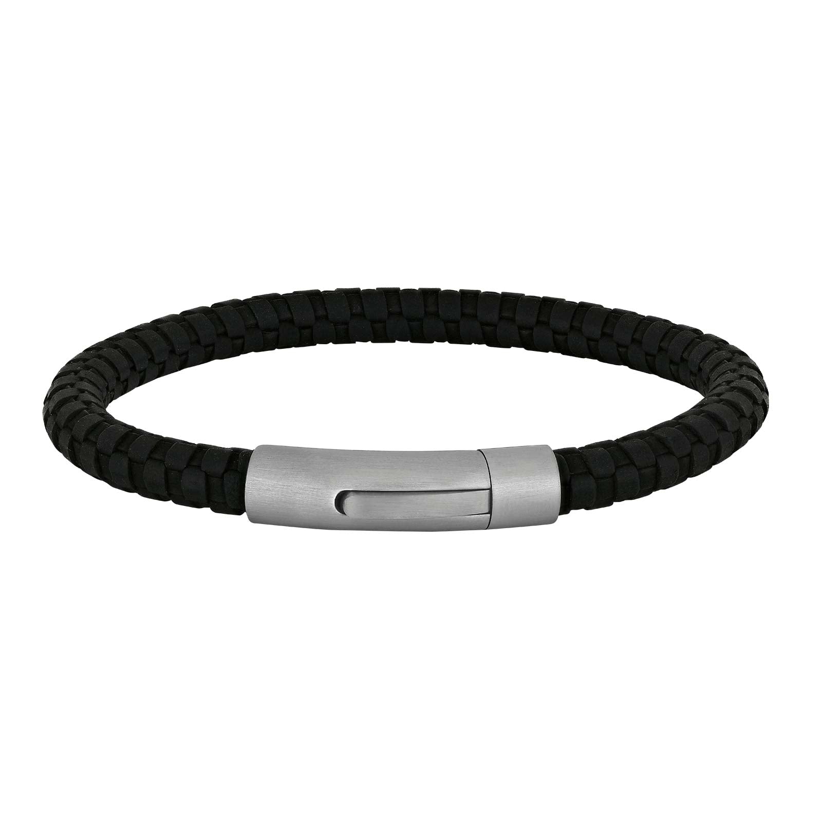 SON armbånd sort kalveskind 21cm 6mm, fra SON of NOA