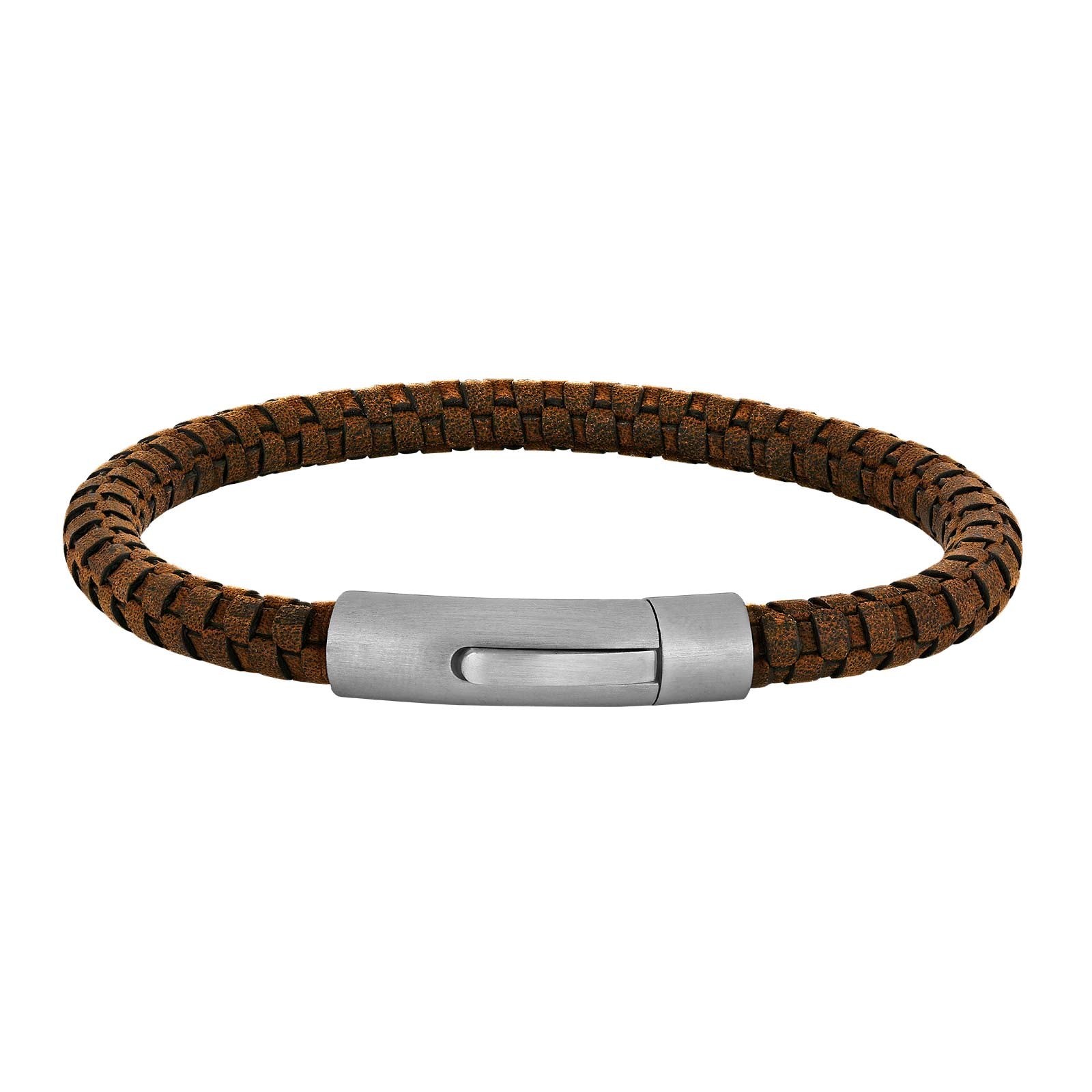 SON armbånd brun kalveskind 19cm 6mm, fra SON of NOA