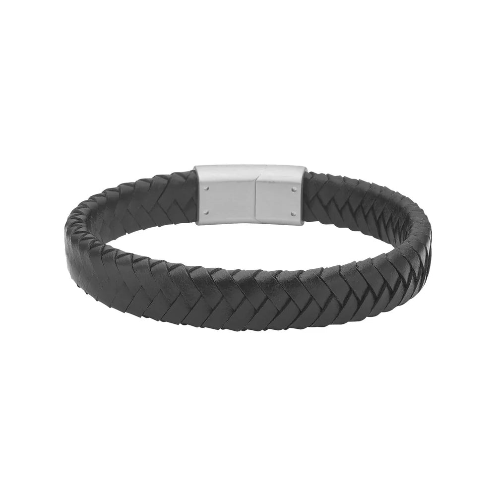 SON armbånd sort kalveskind 21 cm