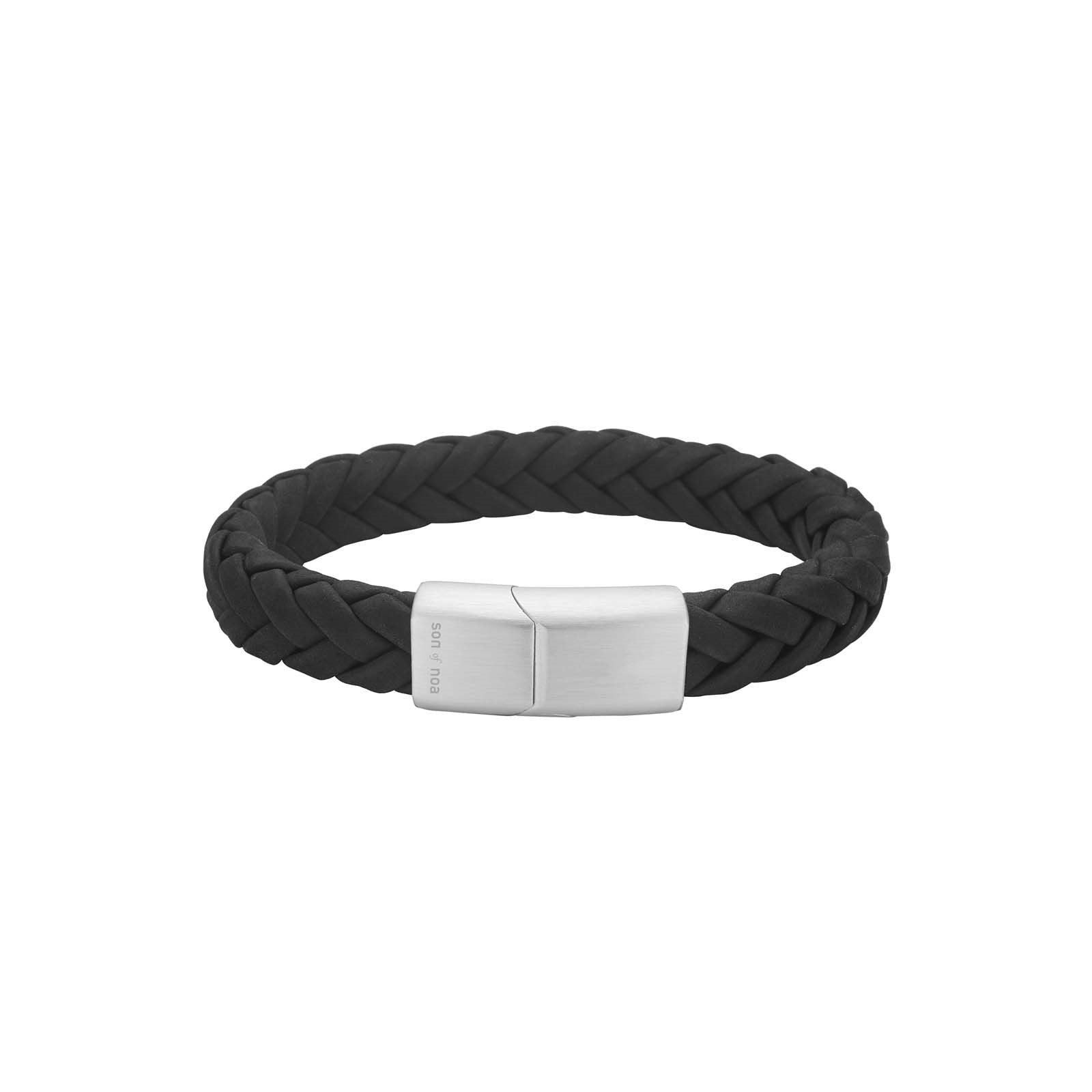 SON armbånd sort kalveskind 19 cm