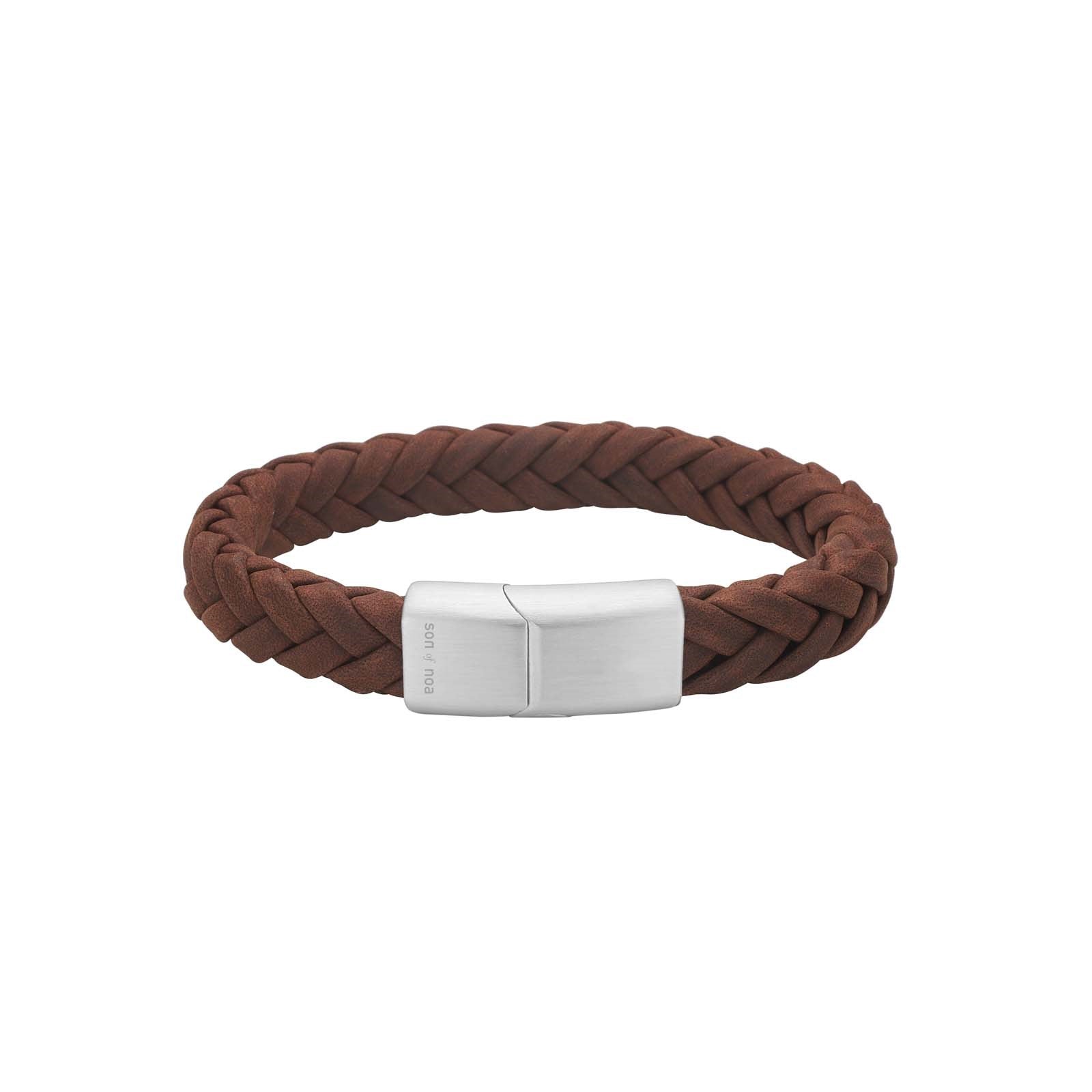 SON armbånd brun kalveskind 21 cm