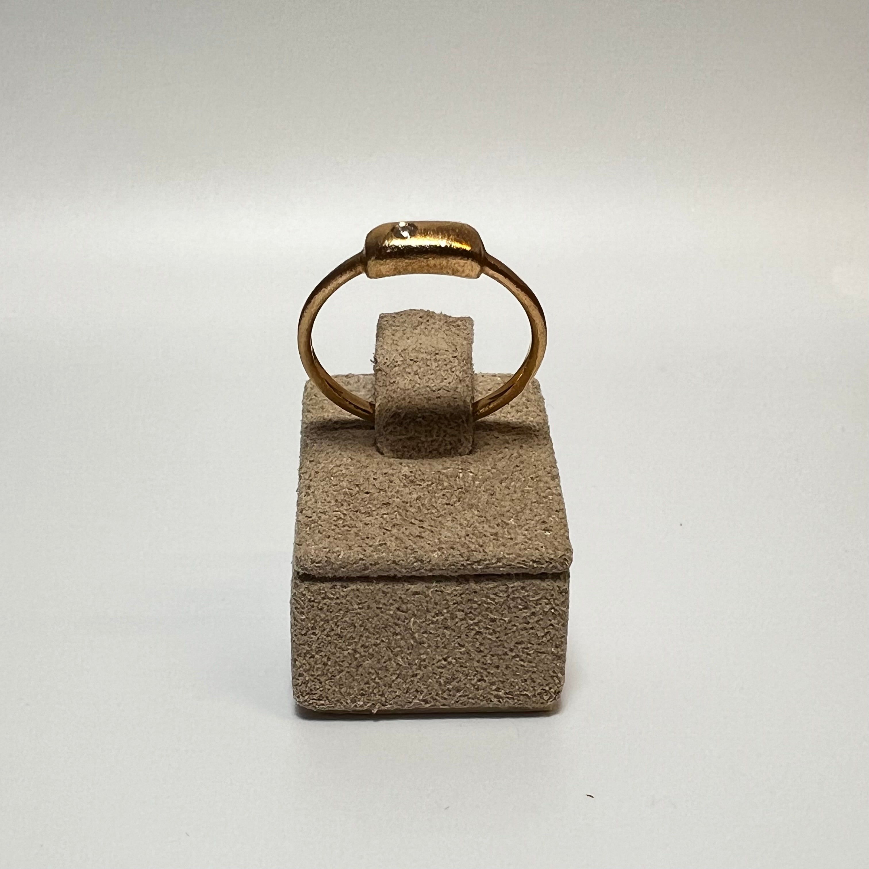 Heiring 14kt ring m dia. - str. 57