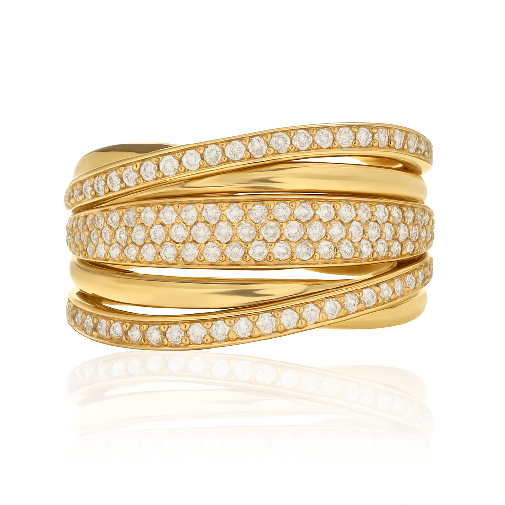 BLOMSTER RING SATURN 14KT.