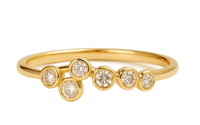 L&G Ring 14 karat DOTS 0,19 ct. WSI