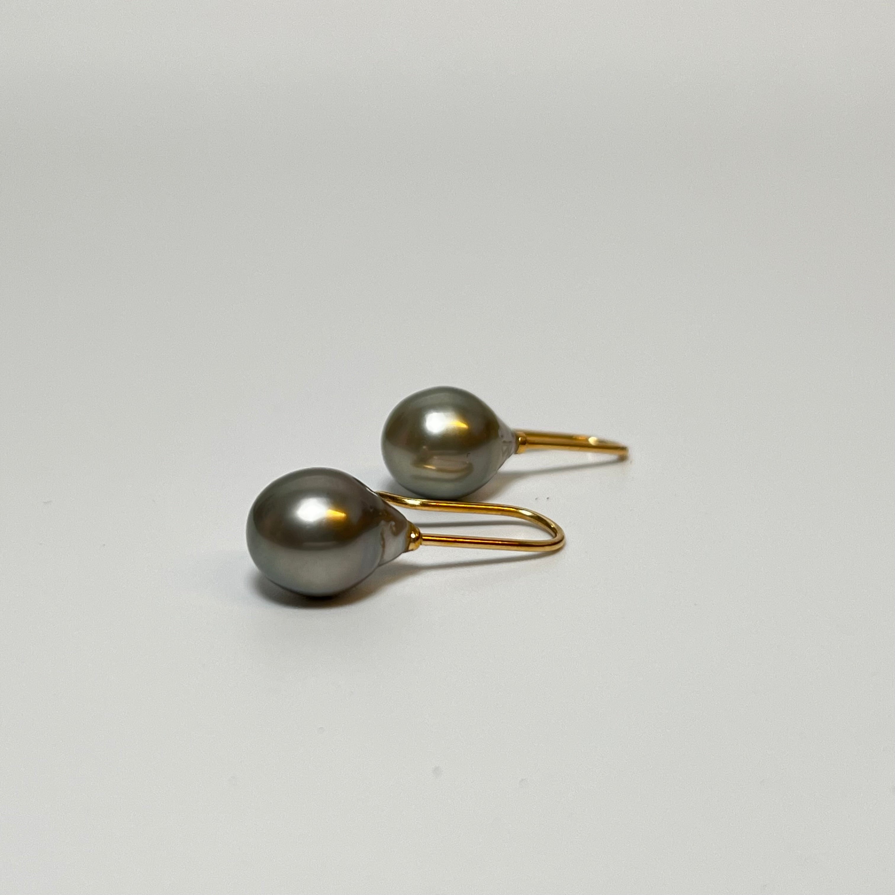 Lene Visholm - Guld Øreringe 14kt M Perler