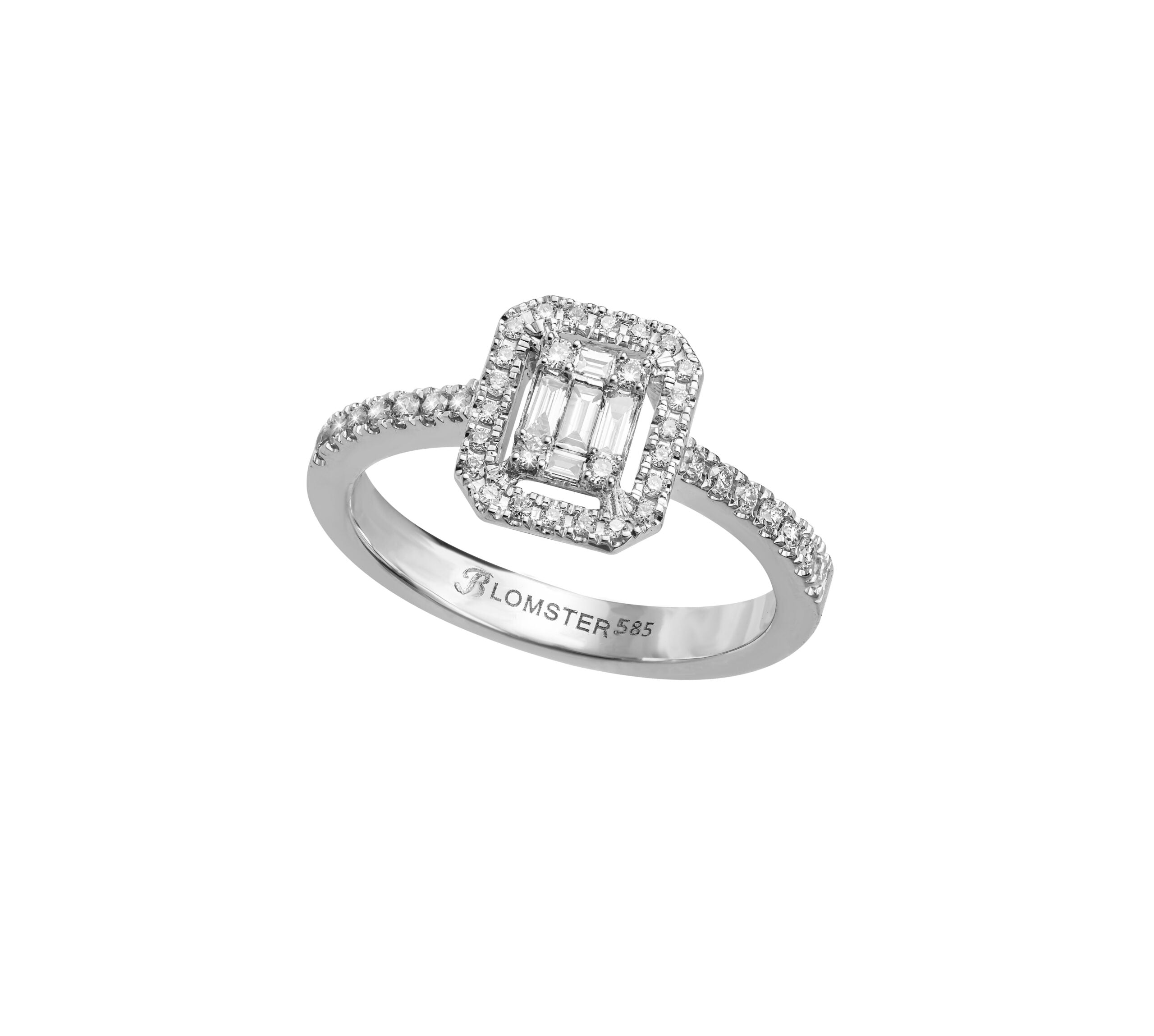 BLOMSTER RING 14KT. HVG, i white-gold, til other; female, fra Blomster Jewellery