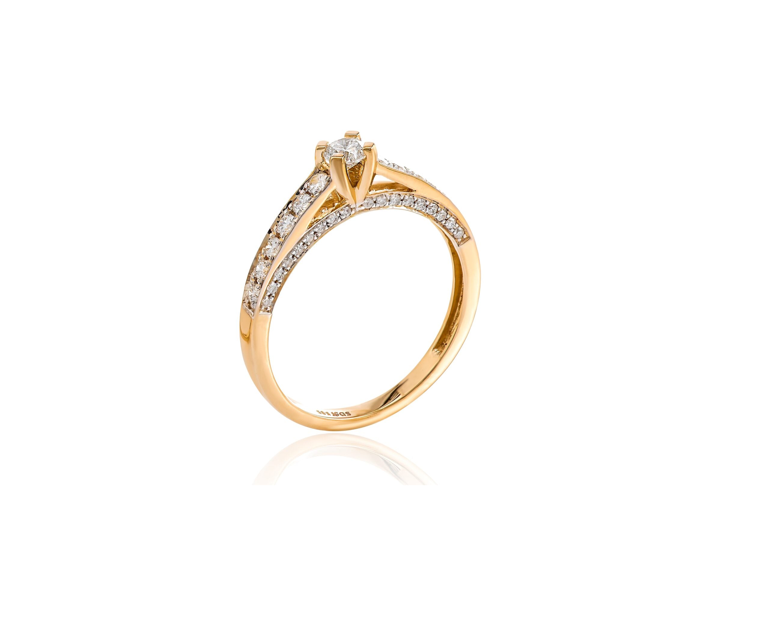 BLOMSTER RING 14KT., i gold, til other; female, fra Blomster Jewellery