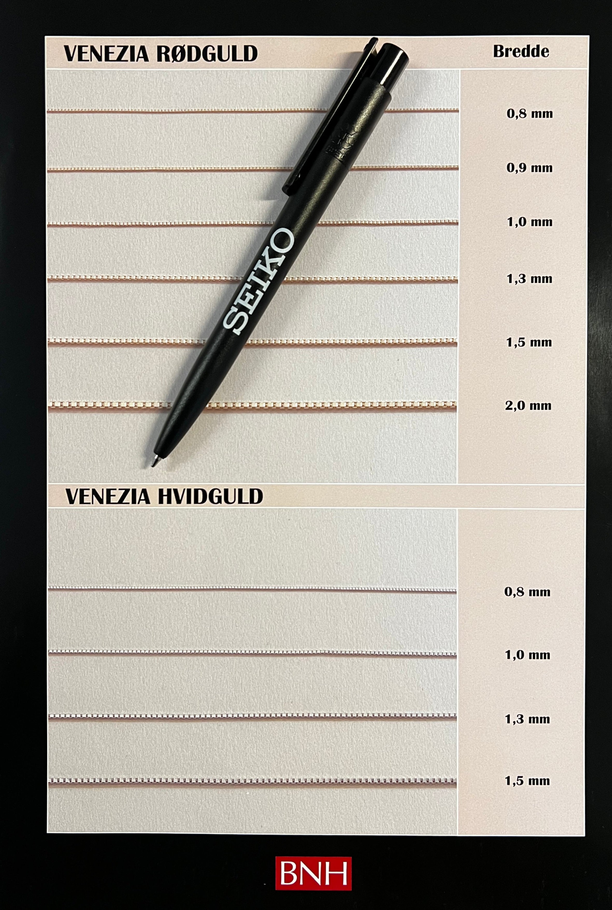 14Kt Guld venezia armbånd 18,5cm, i gold, til female; male; unisex, fra BNH