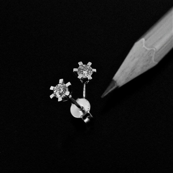 Brillanz Hvidguld Diamant Ørestik 0,25ct, til female; male; unisex, fra Jan Jørgensen
