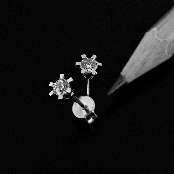 Brillanz Hvidguld Diamant Ørestik 0,35ct, til female; male; unisex, fra Jan Jørgensen