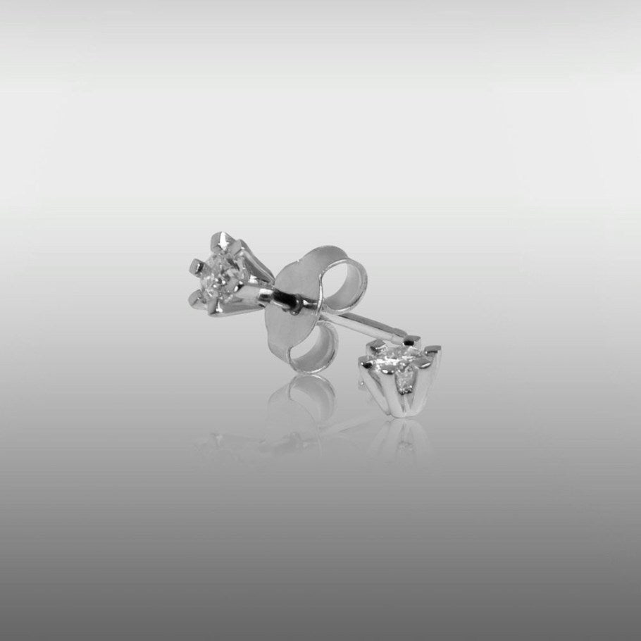 Brillanz Hvidguld Diamant Ørestik 0,35ct, til female; male; unisex, fra Jan Jørgensen