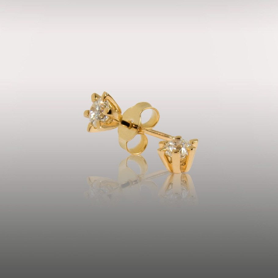 Brillanz Guld Diamant Ørestik 0,50ct, til female; male; unisex, fra Jan Jørgensen
