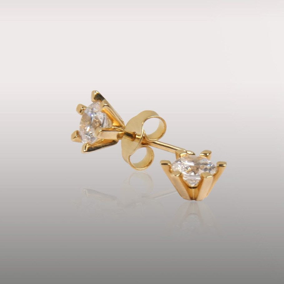 Brillanz Guld Diamant Ørestik 1,00ct, til female; male; unisex, fra Jan Jørgensen