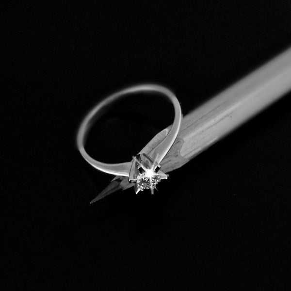 Brillanz Hvidguld Diamant Ring 0,25ct, til female, fra Jan Jørgensen