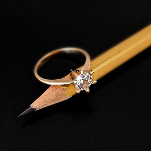 Brillanz Guld Diamant Ring 0,75ct, til female, fra Jan Jørgensen