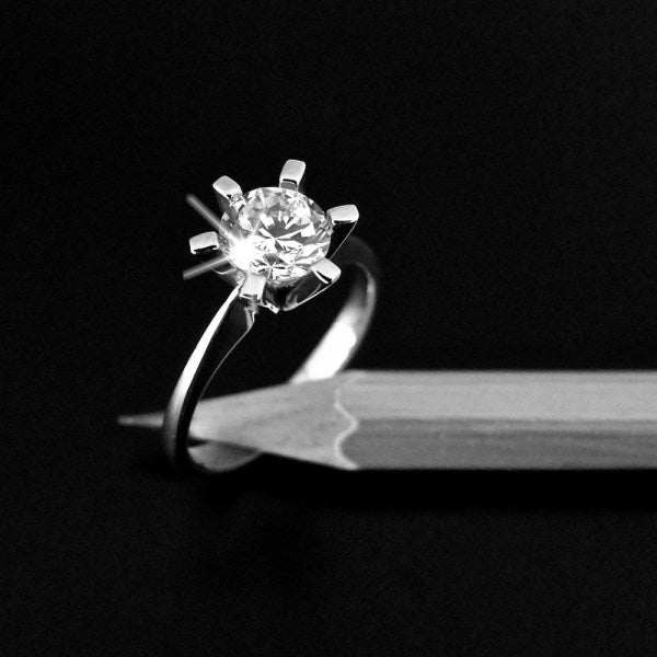 Brillanz Hvidguld Diamant Ring 1,01ct, til female, fra Jan Jørgensen