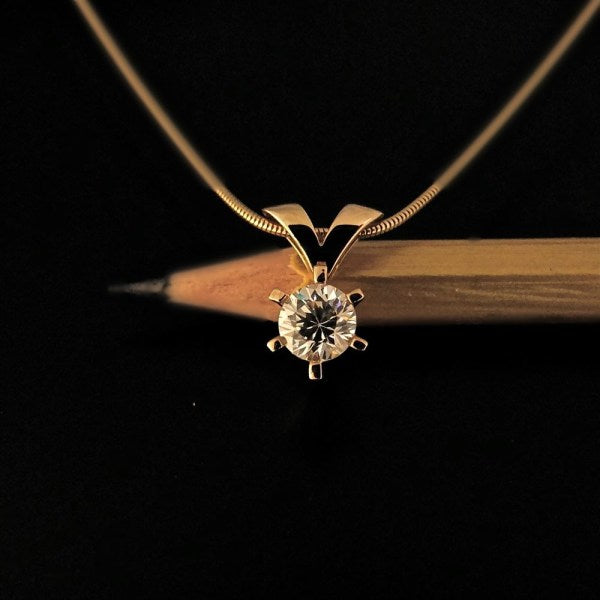Brillanz Guld Diamant Vedhæng 0,75ct, til female, fra Jan Jørgensen
