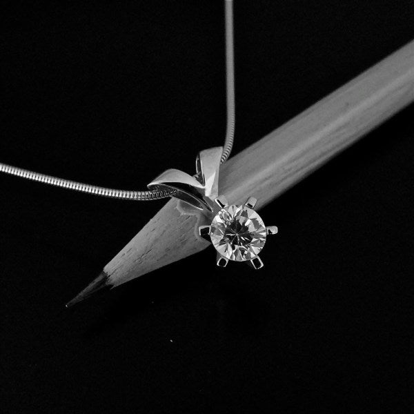 Brillanz Hvidguld Diamant Vedhæng 0,75ct, til female, fra Jan Jørgensen