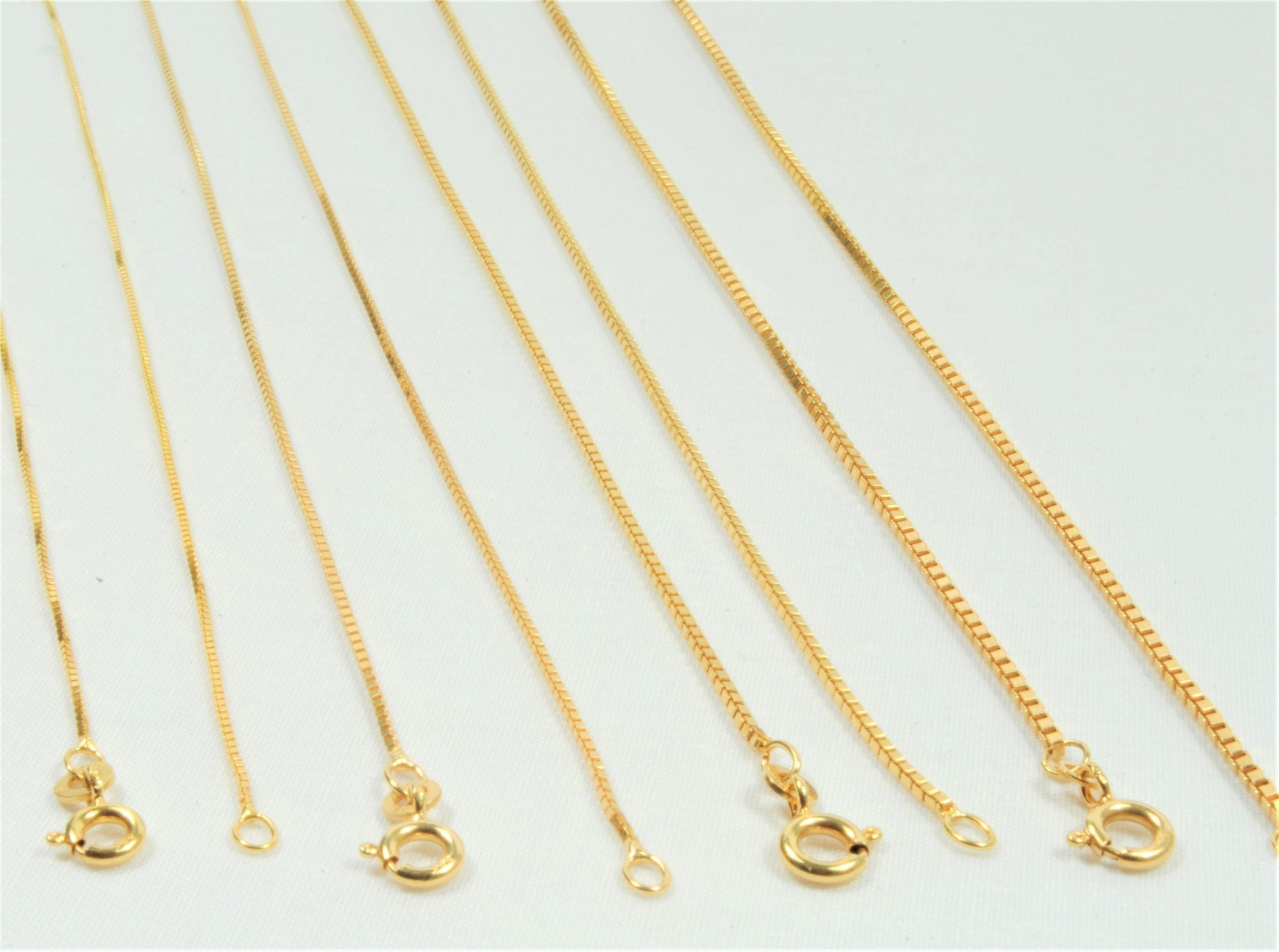 8Kt Guld venezia halskæde 60cm, i gold, til female; male; unisex, fra BNH