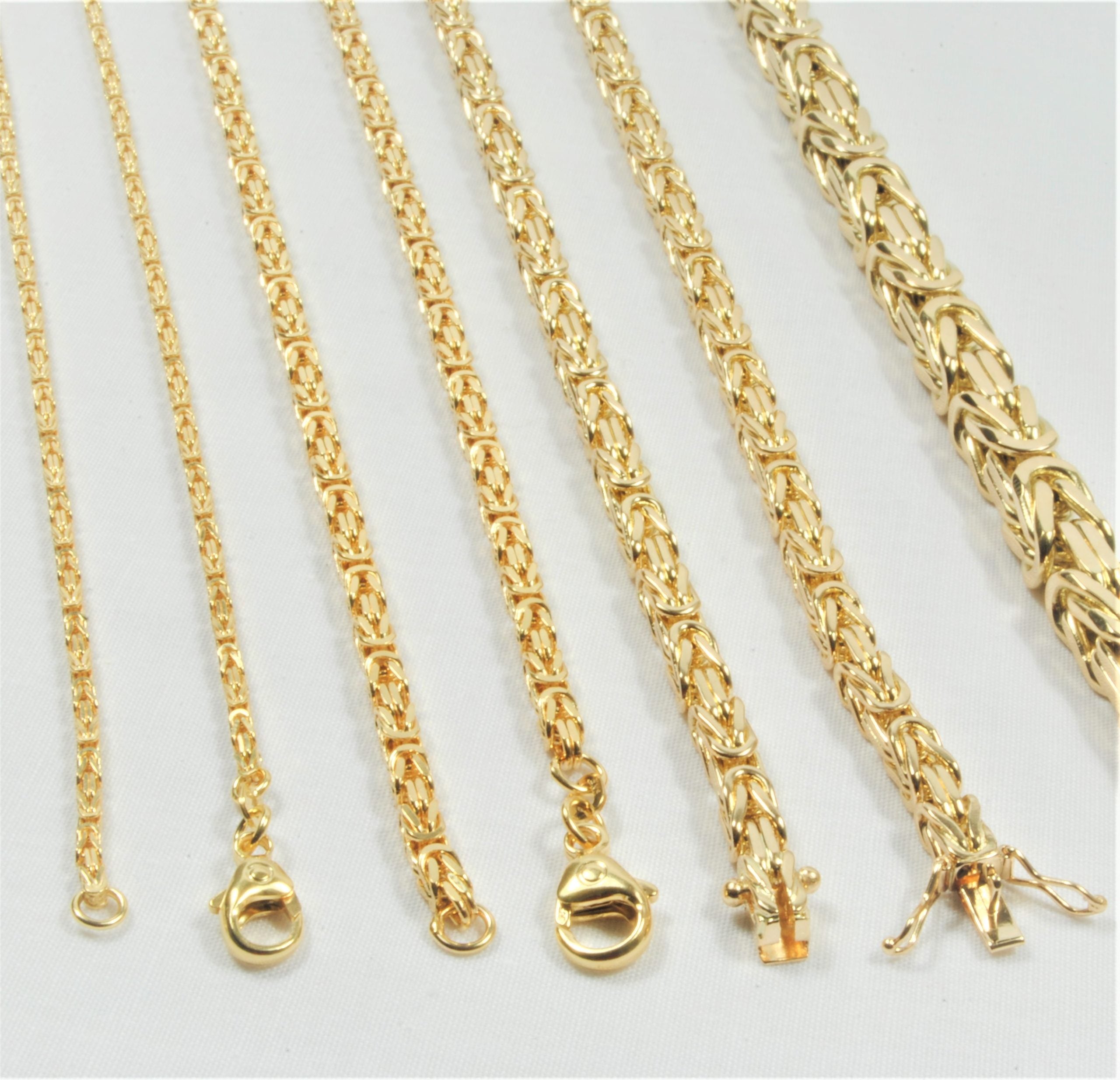 14Kt Guld kongekæde halskæde 40cm, i gold, til female; male; unisex, fra BNH