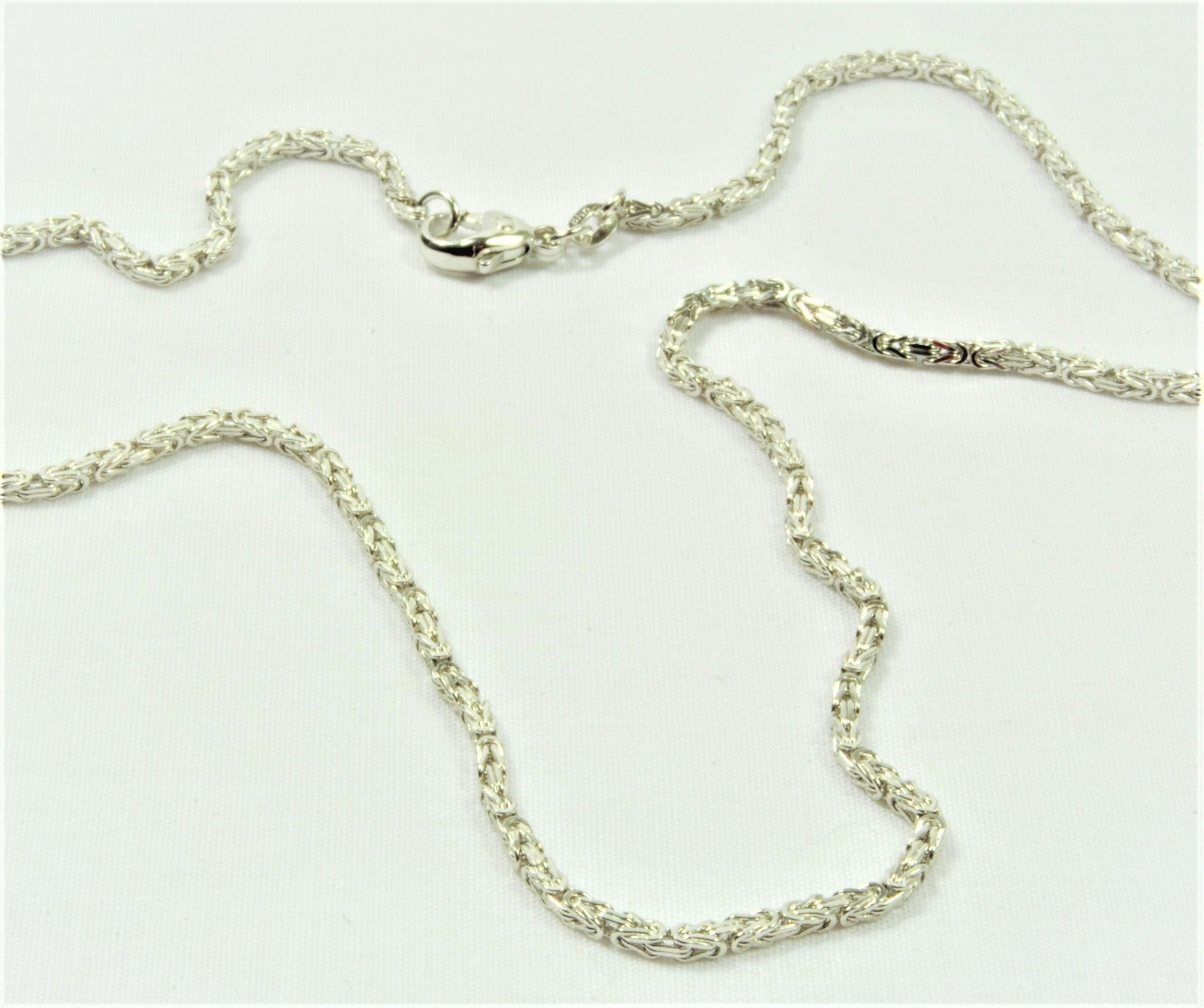 14Kt Hvidguld kongekæde halskæde 55cm, i white-gold, til female; male; unisex, fra BNH