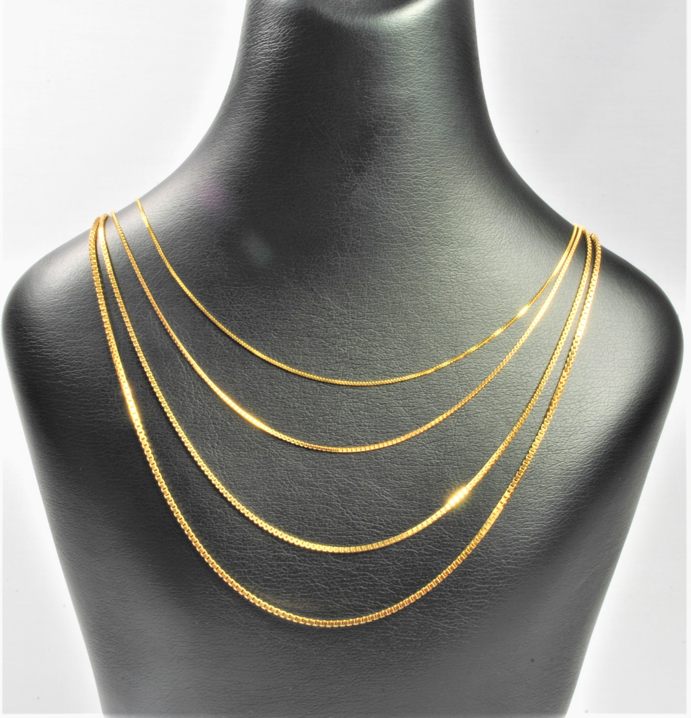 8Kt Guld venezia halskæde 70cm, i gold, til female; male; unisex, fra BNH