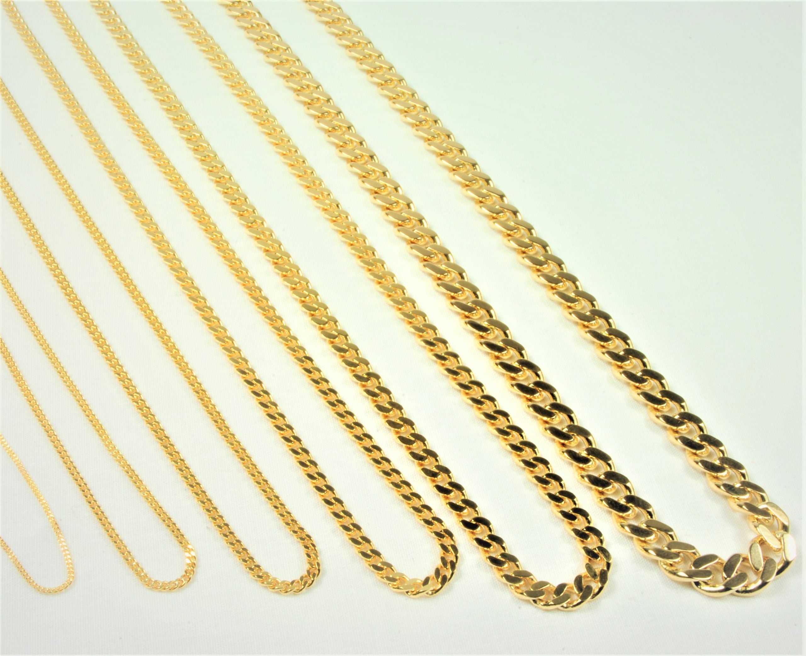 8Kt Guld Panser Facet armbånd 21cm, i gold, til female; male; unisex, fra BNH