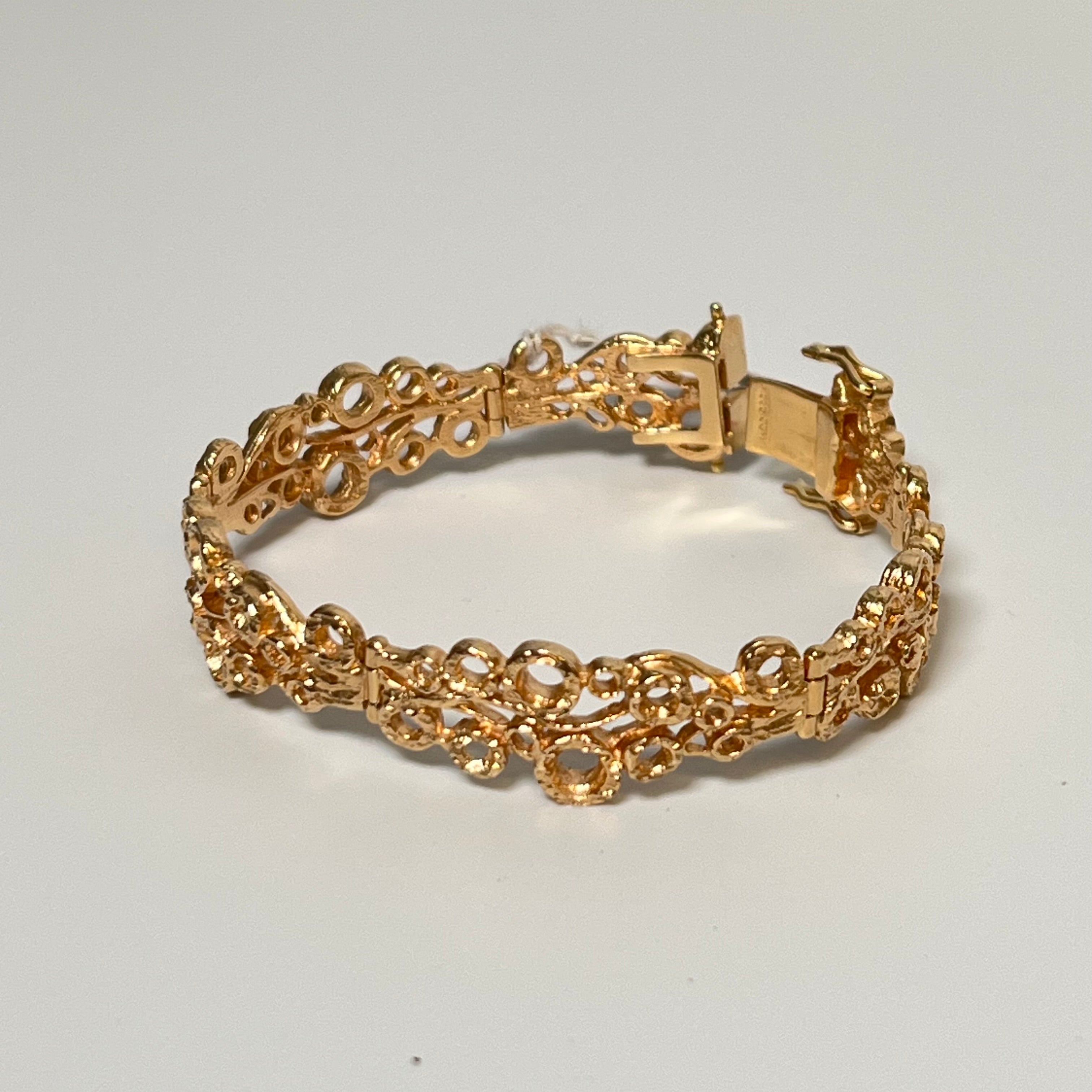Armbånd massivt 14kt