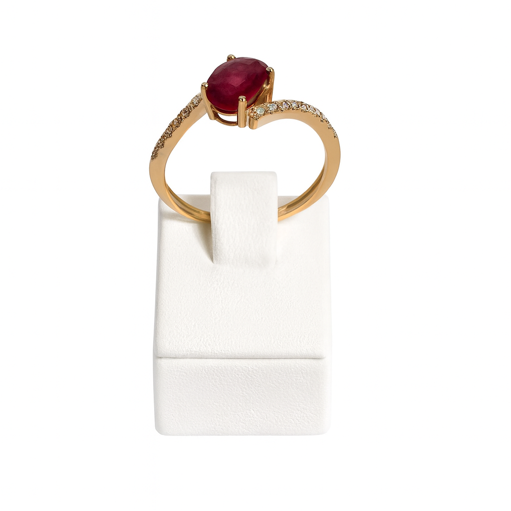 Blomster Ring M. Rubin 14KT. - str 58