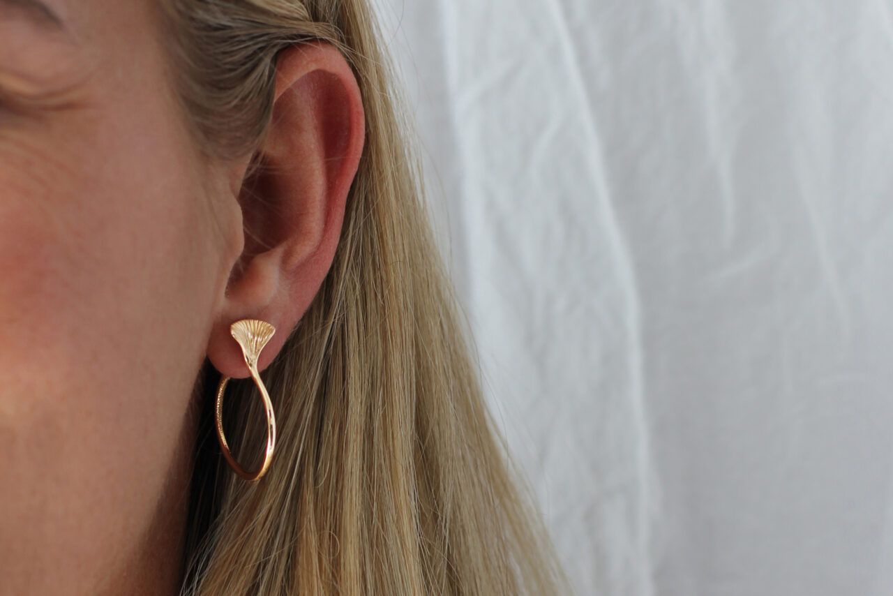 Per Borup Små Kaya creoler – 1157Ø UDEN VEDHÆNG