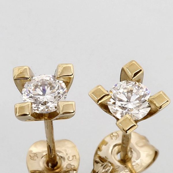 Jewelz Guld Diamant Ørestik 0,35ct, til female; male; unisex, fra Jan Jørgensen