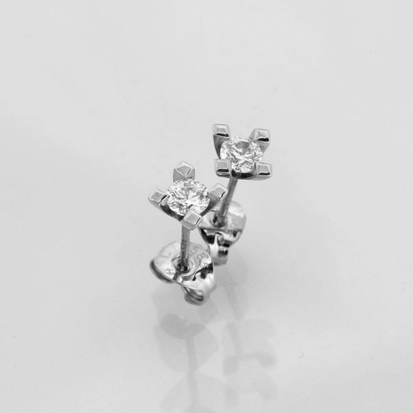 Jewelz Hvidguld Diamant Ørestik 0,35ct, til female; male; unisex, fra Jan Jørgensen