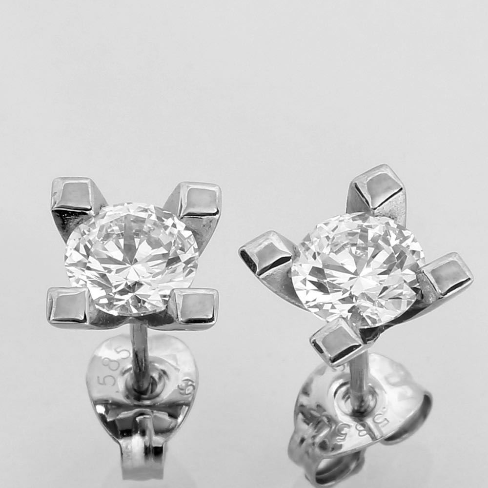 Jewelz Hvidguld Diamant Ørestik 0,75ct, til female; male; unisex, fra Jan Jørgensen