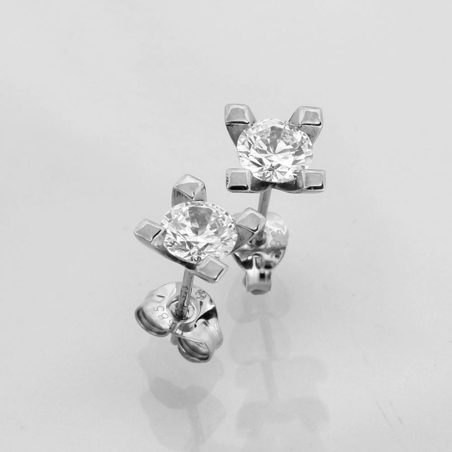 Jewelz Hvidguld Diamant Ørestik 0,75ct, til female; male; unisex, fra Jan Jørgensen