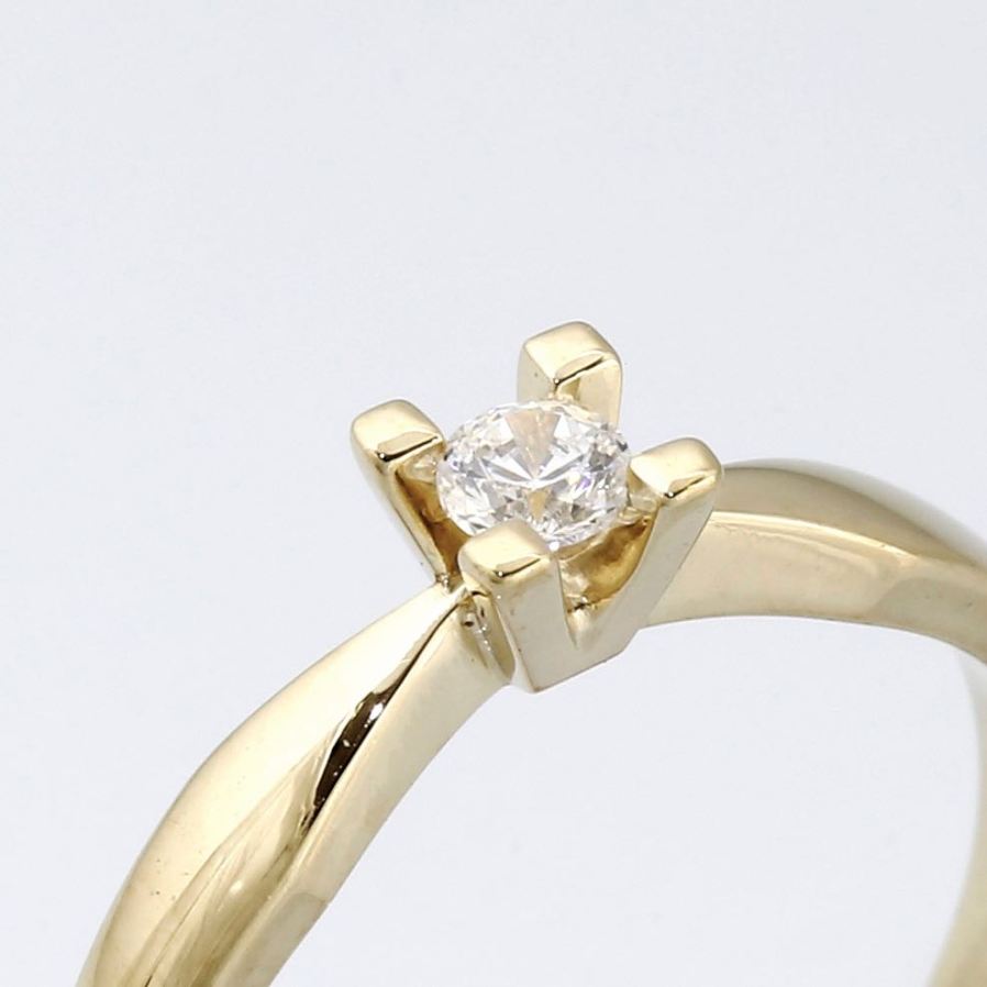 Jewelz Guld Diamant ring 0,10ct, til female, fra Jan Jørgensen