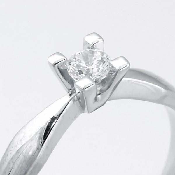 Jewelz Hvidguld Diamant ring 0,15ct, til female, fra Jan Jørgensen
