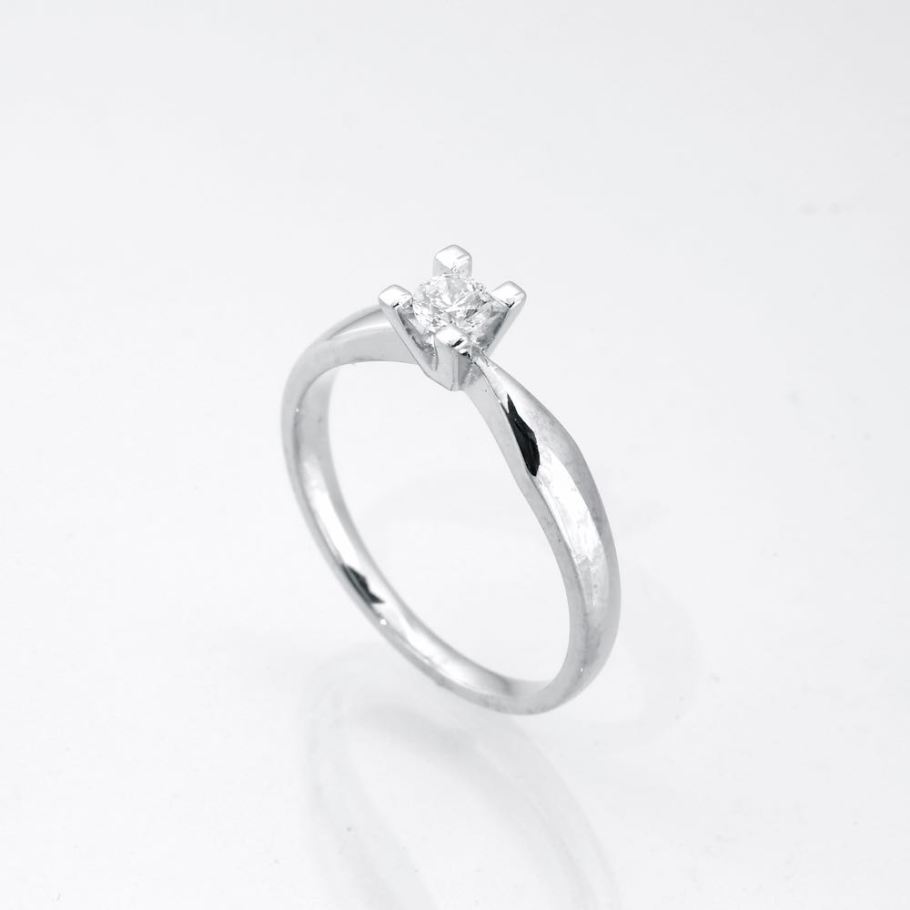 Jewelz Hvidguld Diamant ring 0,15ct, til female, fra Jan Jørgensen