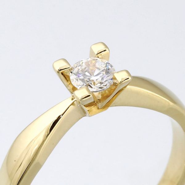 Jewelz Guld Diamant ring 0,25ct, til female, fra Jan Jørgensen
